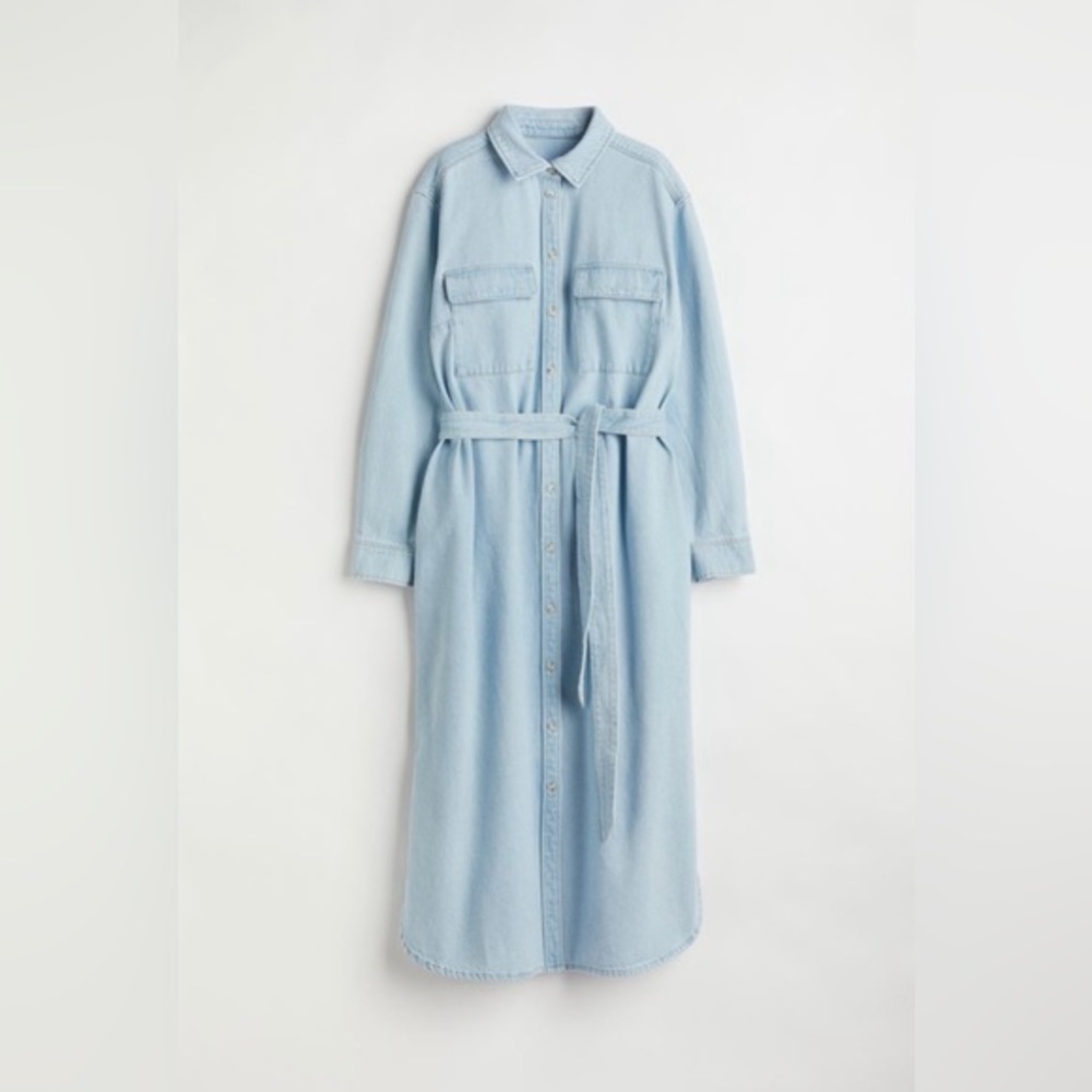 H&M Denim Collection Shirt Dress